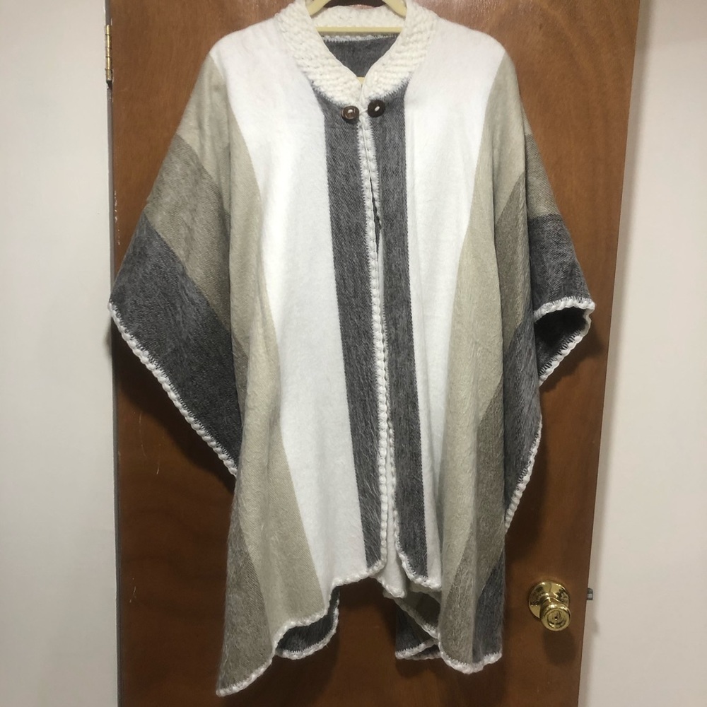 Alpaca poncho